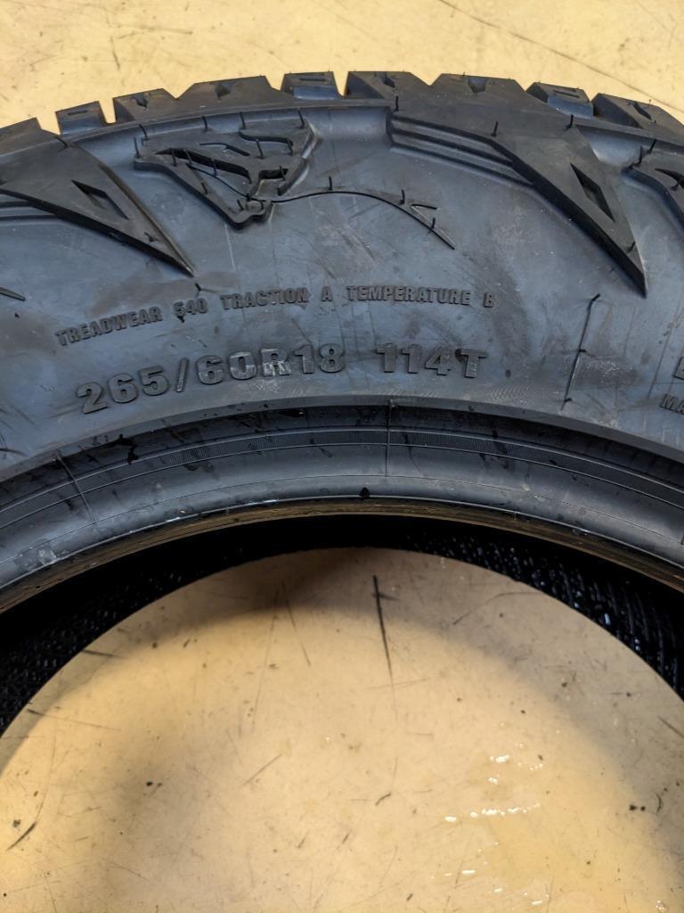 RADAR RENEGADE PRO A/T BSW P 265 60 18 114T XL TIRE RACSTH0025 CQ3