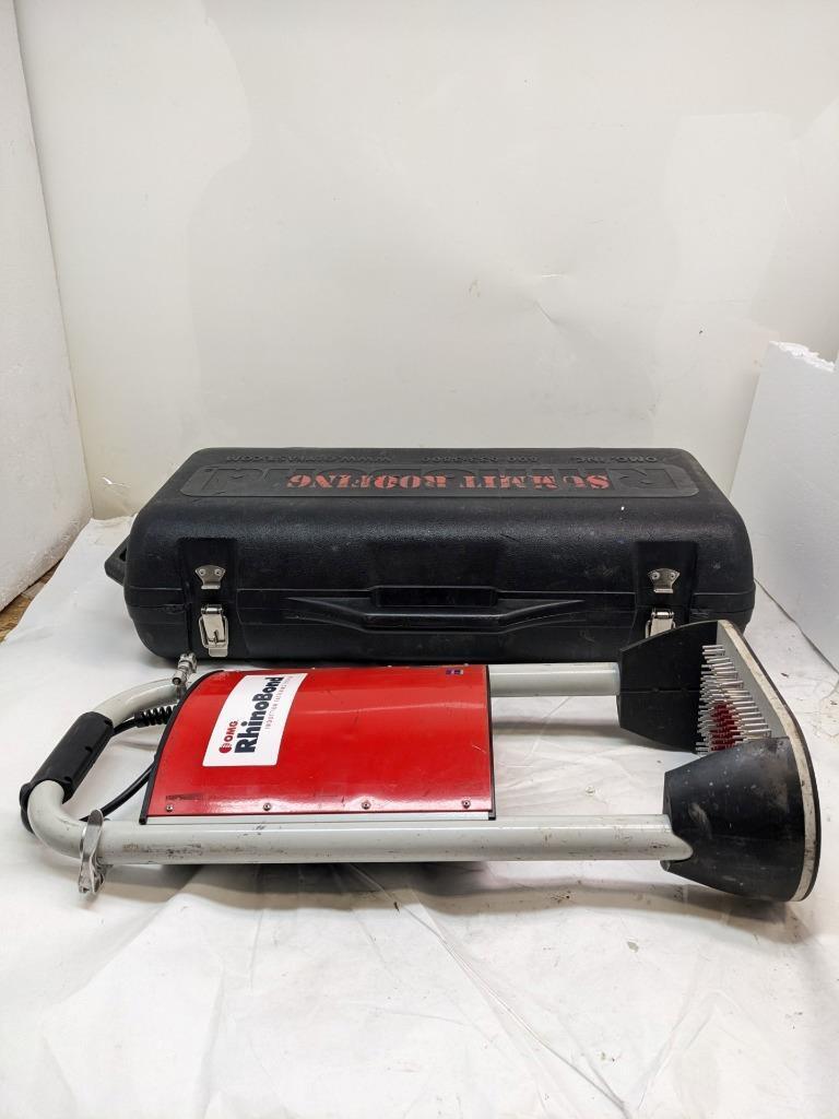 OMG RHINOBOND INDUCTION FASTENING SYSTEM MODEL 102 120 V W/CARRY CASE USED B2
