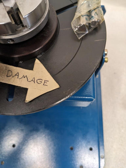 JINSLU BY-10 MINI WELDING POSITIONER 110V W/ 3 JAW LATHE CHUCK NEW BSR3.1