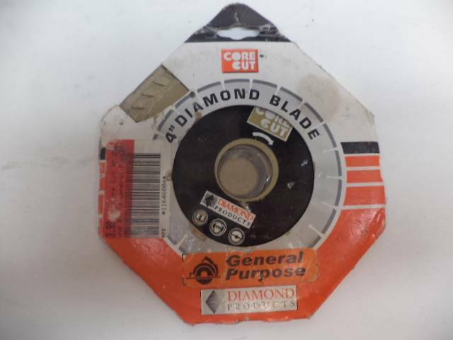 NEW CORE CUT STANDARD GOLD 4" x .080 GENERAL PURPOSE DIAMOND BLADE 12480 SP1T1