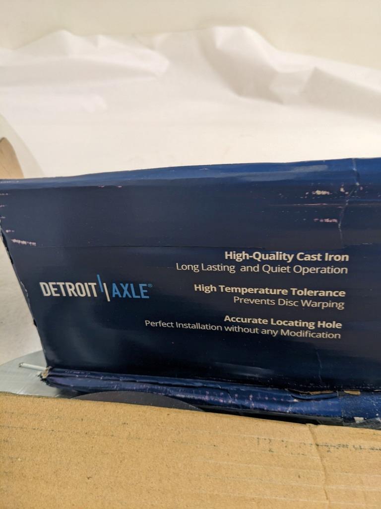 DETROIT AXLE FRONT DRILLED SLOTTED ROTORS (PAIR) 5X115 13X2.5" NEW R6