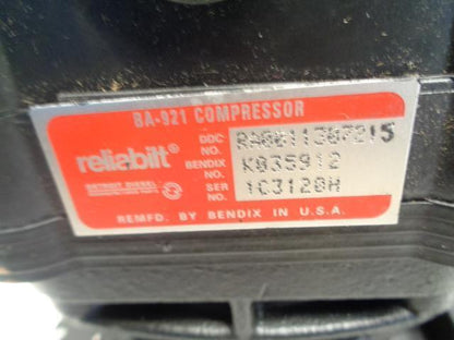Detroit Diesel RELIABILT Air Compressor RA0011307215 REMANUFACTURED K2