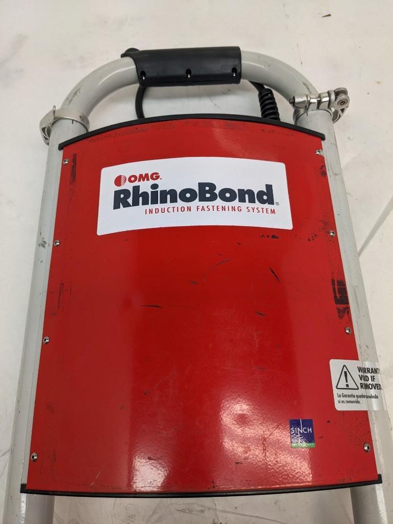 OMG RHINOBOND INDUCTION FASTENING SYSTEM MODEL 102 120 V W/CARRY CASE USED B2