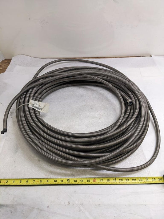 WEATHERHEAD S-10TW TEFLON SS HYDRAULIC HOSE 187' OAL 1/2" ID 5/8" OD NEW R5
