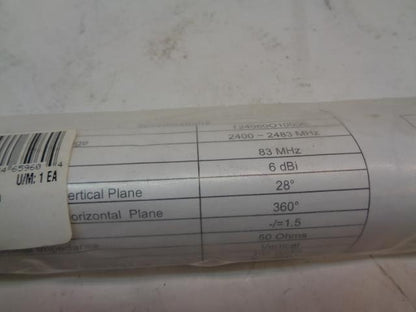 NEW TERRAWAVE 2.4 GHz 6 Dbi OMNIDIRECTIONAL ANTENNA T24060O10006 R6TC