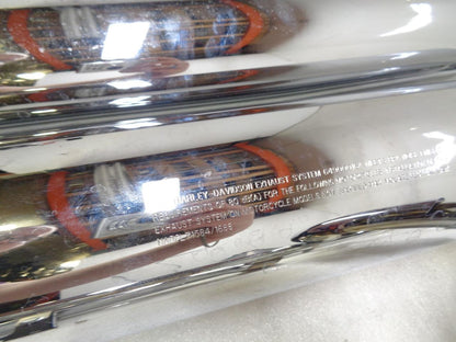 LIGHTLY USED CHROME POWER DUALS EXHAUST HARLEY DAVIDSON TOURING (10-13)  R16