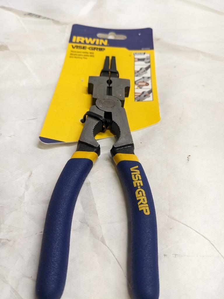 IRWIN TOOLS MIG WELDING PLIERS WITH DIP SLEEVE 8"200MM 1873303 PACK OF 5 NEW R29