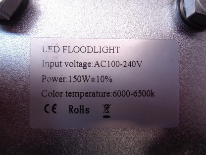 NEW LUMENS IP65 LED FLOOD LIGHT W/MEAN WELL LED DRIVER MIX MODE HLG-150H-36A SR