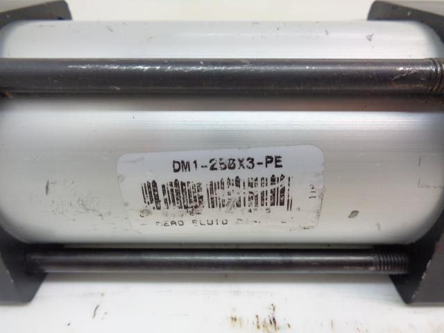 USED MEAD FLUID DYNAMICS DM1-250X3-PE PNEUMATIC CYLINDER R33