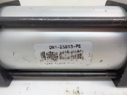 USED MEAD FLUID DYNAMICS DM1-250X3-PE PNEUMATIC CYLINDER R33