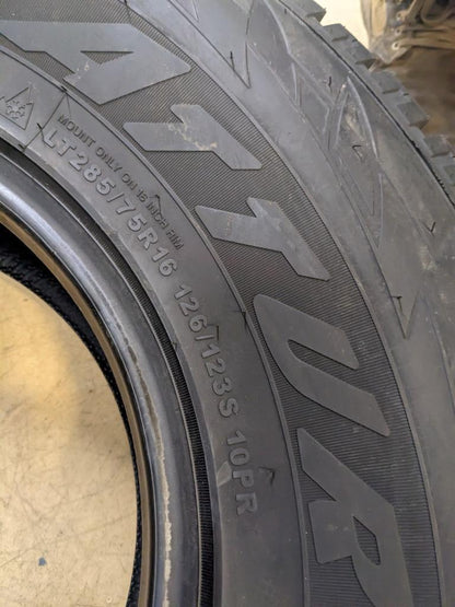 ATTURO TRAIL BLADE AT LT 285 75 16 126/123S LRE 10PLY TIRE TBATI0066644AZDF CQ2