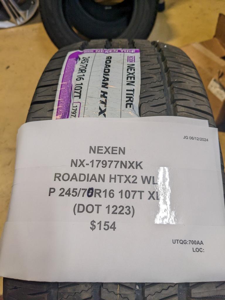 2 NEXEN ROADIAN HTX2 WL P 245 70 16 107T XL TIRES 17977NXK  CQ3