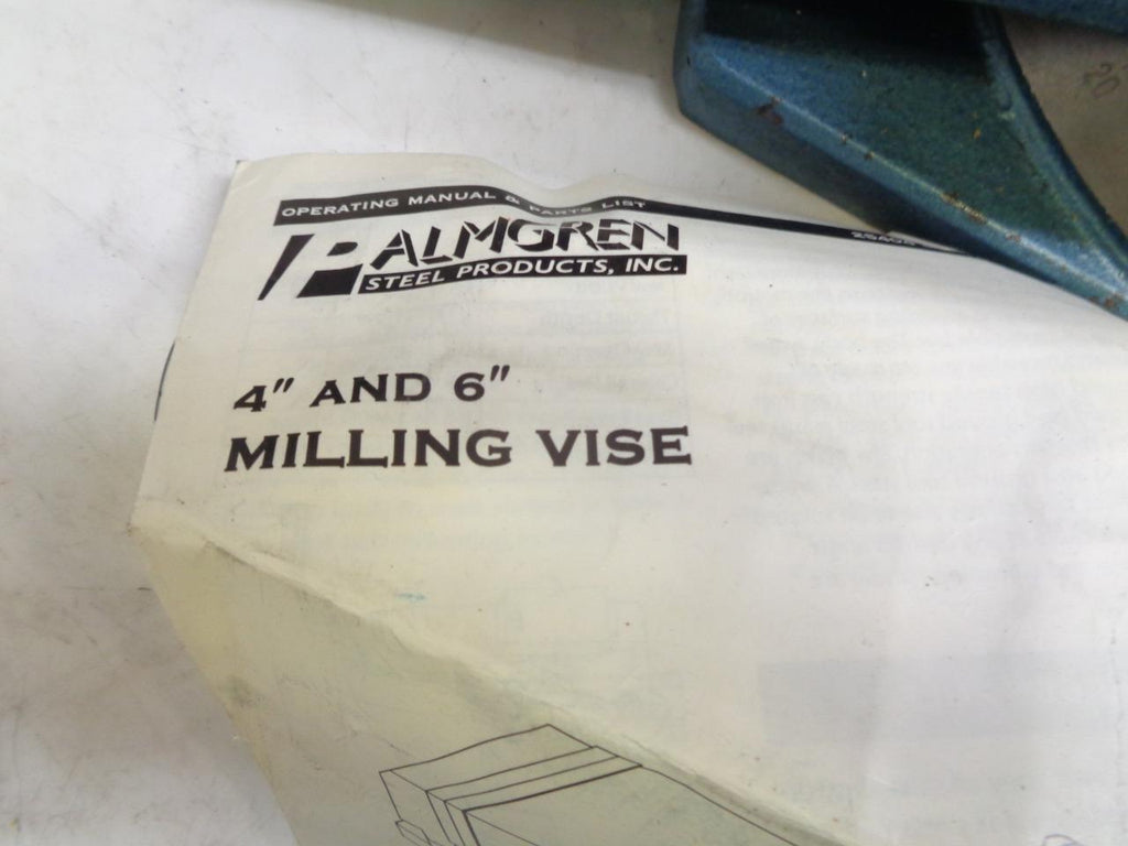 NEW PALMGREN 6" MILLING MACHINE VISE BLUE W/ SWIVEL BASE SR