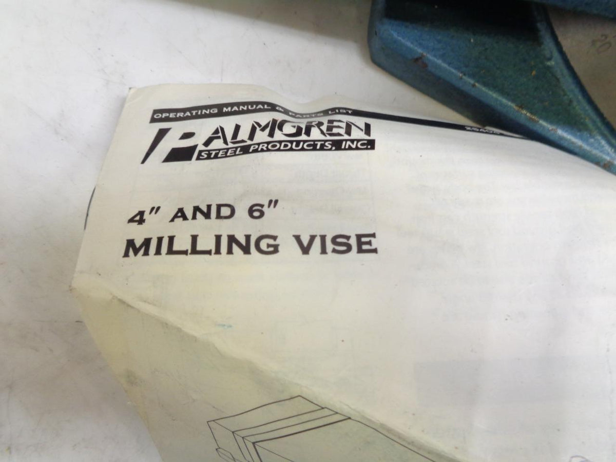 NEW PALMGREN 6" MILLING MACHINE VISE BLUE W/ SWIVEL BASE SR