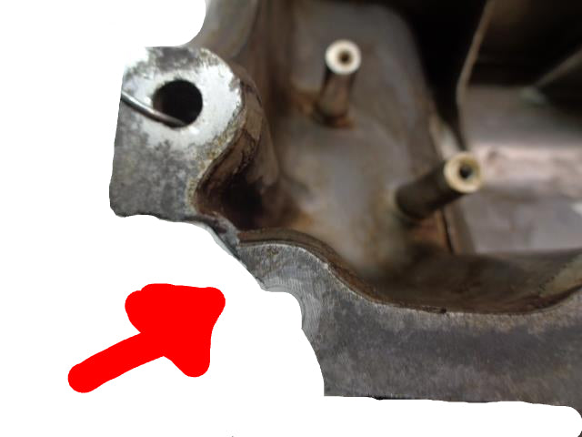 PORSCHE 944 M44 2.5L ENGINE OIL PAN  9441012016R