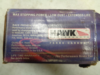 NEW HAWK PERFORMANCE STREET COMPOUND BRAKE PADS FOR MUSTANG REAR 7266-2-FF R5TA