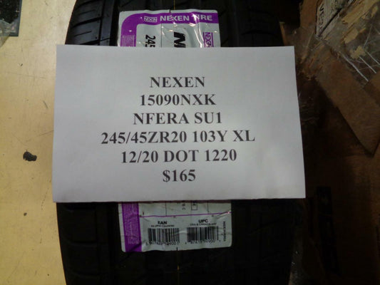 1 NEW NEXEN NFERA SU1 TIRE 245 45 20 103Y 15090NXK