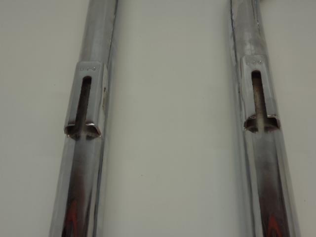 2 NEW CHROME 2" DRAG PIPE EXHAUSTS FOR HARLEY FXST 84-99 AND FX 84-85 R16