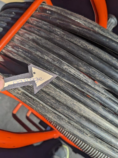 GENERAL PIPE CLEANERS 117830 GEN-EYE POD 200FT PIPE CAMERA & REEL ONLY USED B2