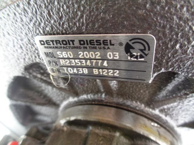 GENUINE DETROIT DIESEL R23534774 TURBOCHARGER FOR FREIGHTLINER/KENWORTH REMAN E2