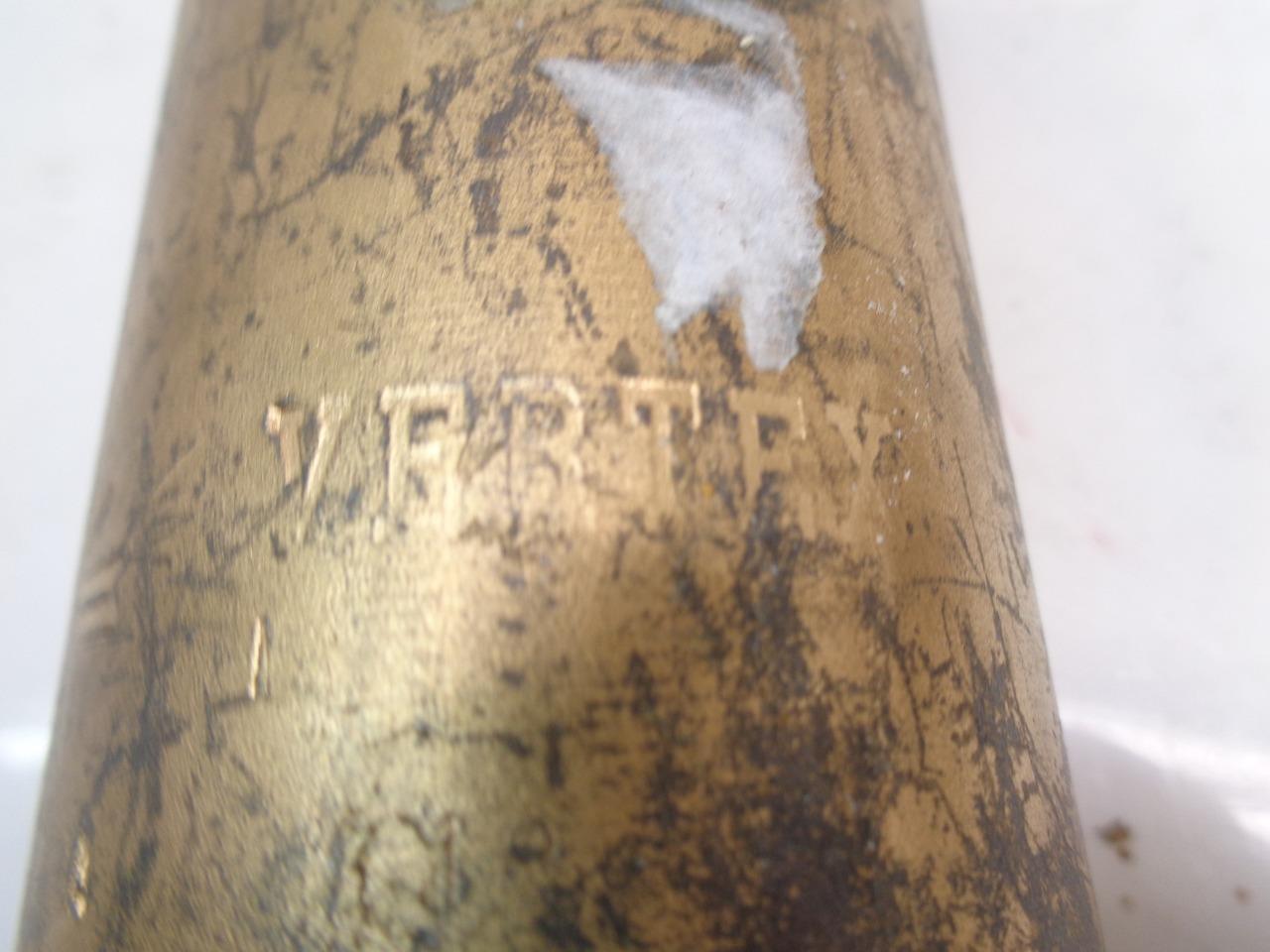 VERTEX HAMMER DRILL BUTTON BIT GOLD 3" HEAD DIA 5-1/2" LONG NEW H2