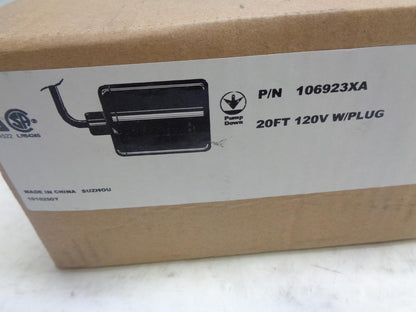 NEW DAYTON FLOAT SWITCH 106923XA 20FT 120V W/PLUG FITS BARNES BRAND PUMPS SR