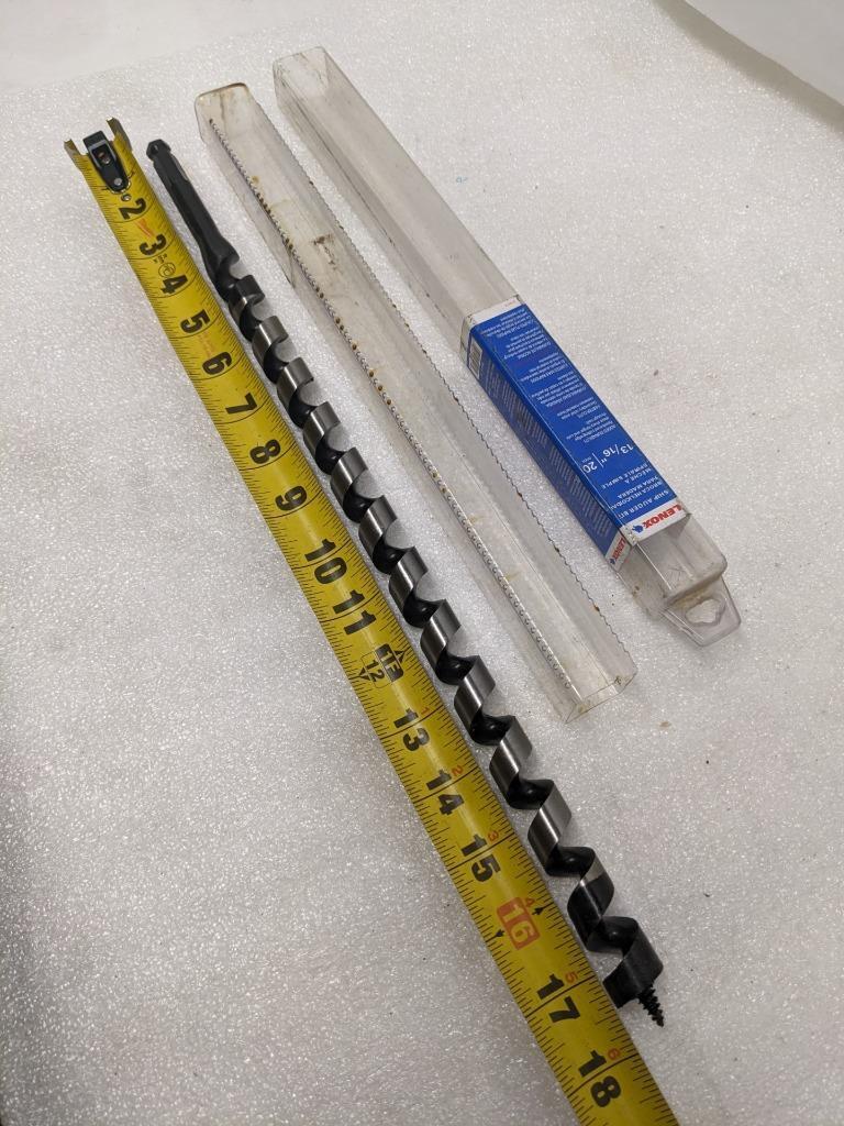LENOX 31013 13/16" X 18" SHIP AUGER BIT NEW D0