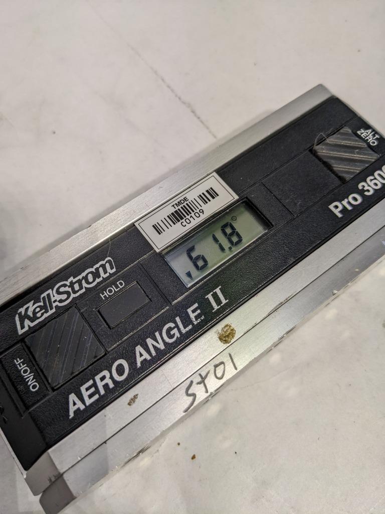 KELL-STROM AERO ANGLE II PRO 3600 DIGITAL PROTRACTOR CALIBRATED AUG 23 R17