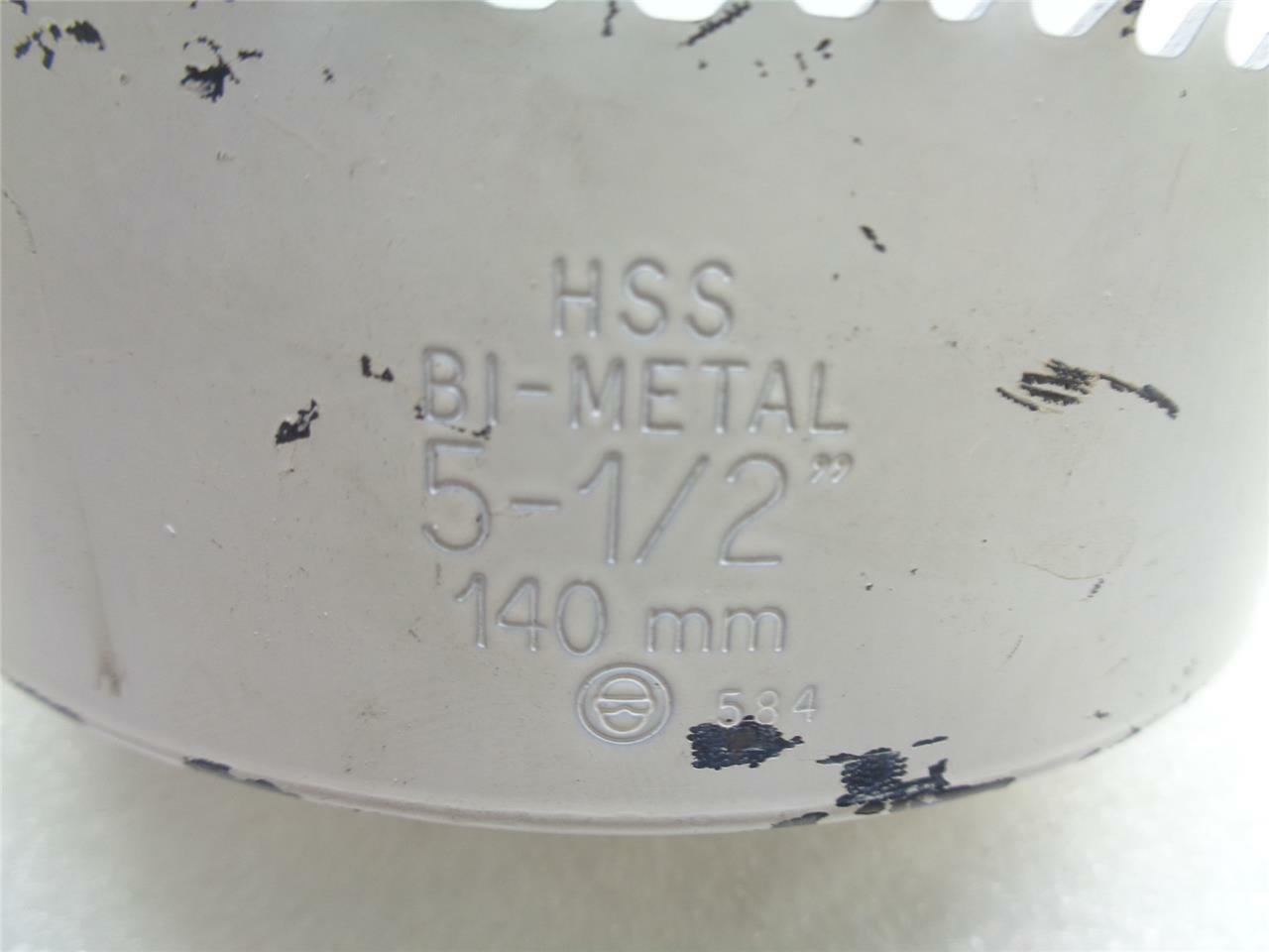 NEW BOSCH  5-1/2" 140mm BI-METAL HOLESAW HB550 SP1T2