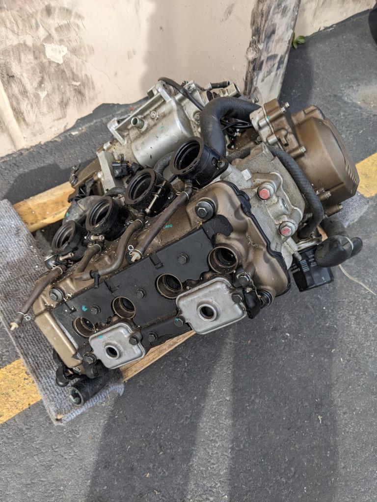 FOR PARTS ONLY KAWASAKI ZX600FEI22955 ENGINE FOR 2008 KAWASAKI ZX600J8F USED B2