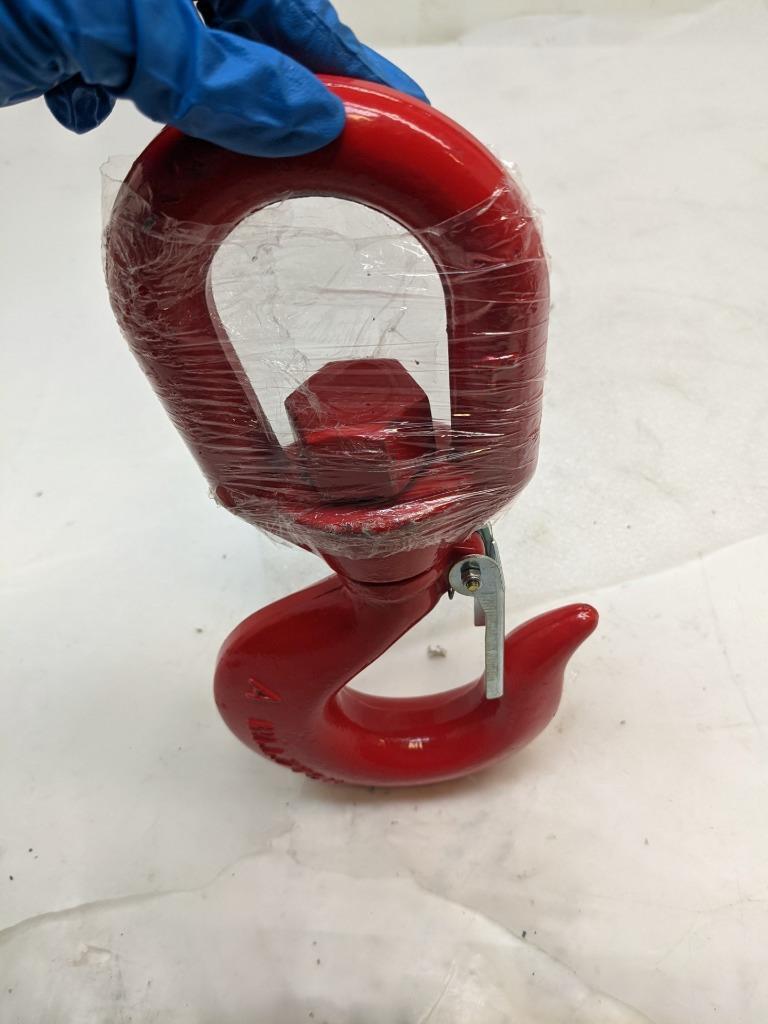 YONGXIN W.L.L. 7 TON HOIST HOOK 1" CLIP 11LBS NEW R15