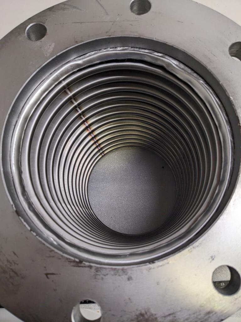 UNBRANDED BRAIDED FLEXIBLE CONNECTOR 15-3/16"X13-1/2" 8 BOLT SS NEW H1