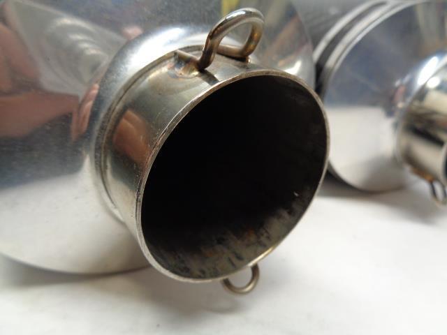 USED PAIR OF M4 CARBON FIBER MUFFLERS 2000-2006 KAWASAKI HONDA SUZUKI R16