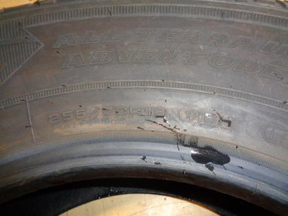 1 GOODYEAR WRANGLER ALL TERRAIN ADVENTURE w/ KEVLAR 255 70 18 116H XL 758260845