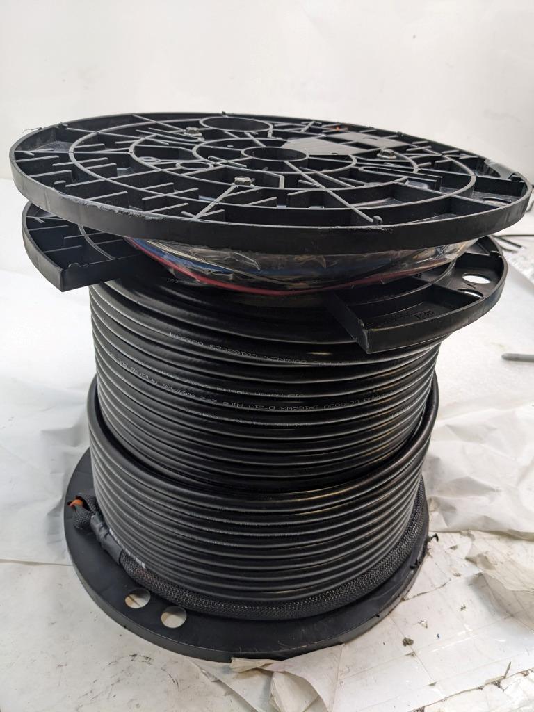 260FT DEAD BOLT REEL OUTDOOR HYBRID FIBER JUMPER 4-STRANDS W PULLING EYE NEW R29