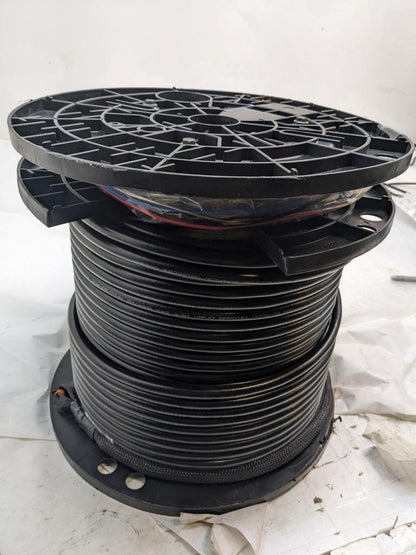 260FT DEAD BOLT REEL OUTDOOR HYBRID FIBER JUMPER 4-STRANDS W PULLING EYE NEW R29