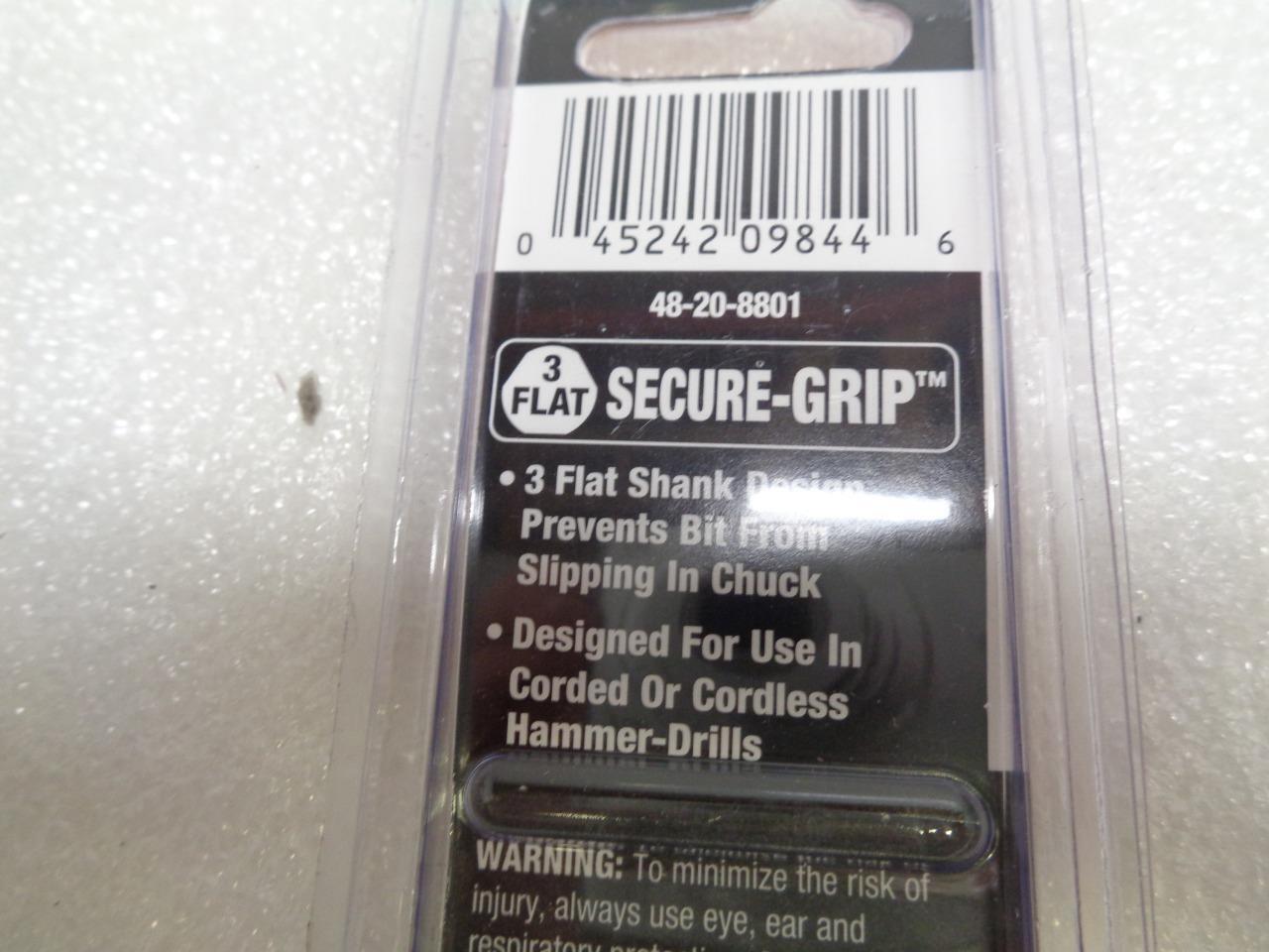 MILWAUKEE 5"-32 4mm LONG LIFE HAMMER-DRILL BITS 5 PAIRS 48-20-8801 R22T5