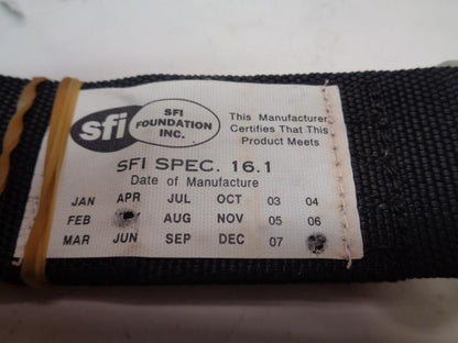 NOS SAFE QUIP 4 POINT V-BELT RACING HARNESS SFI 16.1 05.2008 SQP-713003 R18