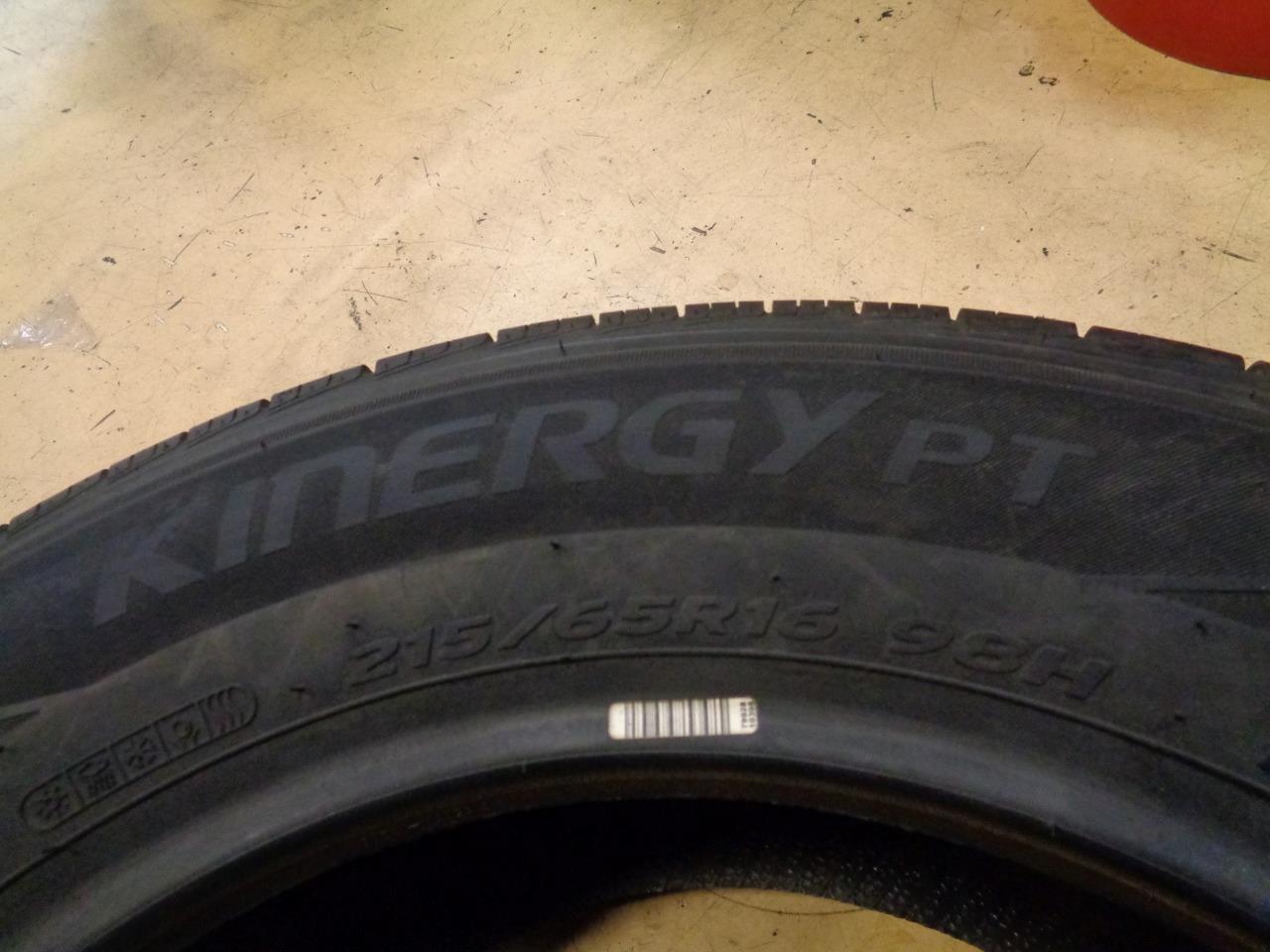 4 HANKOOK KINERGY PT P 215 65 16 98H SL ALL SEASON TIRES 1023466 CQ2