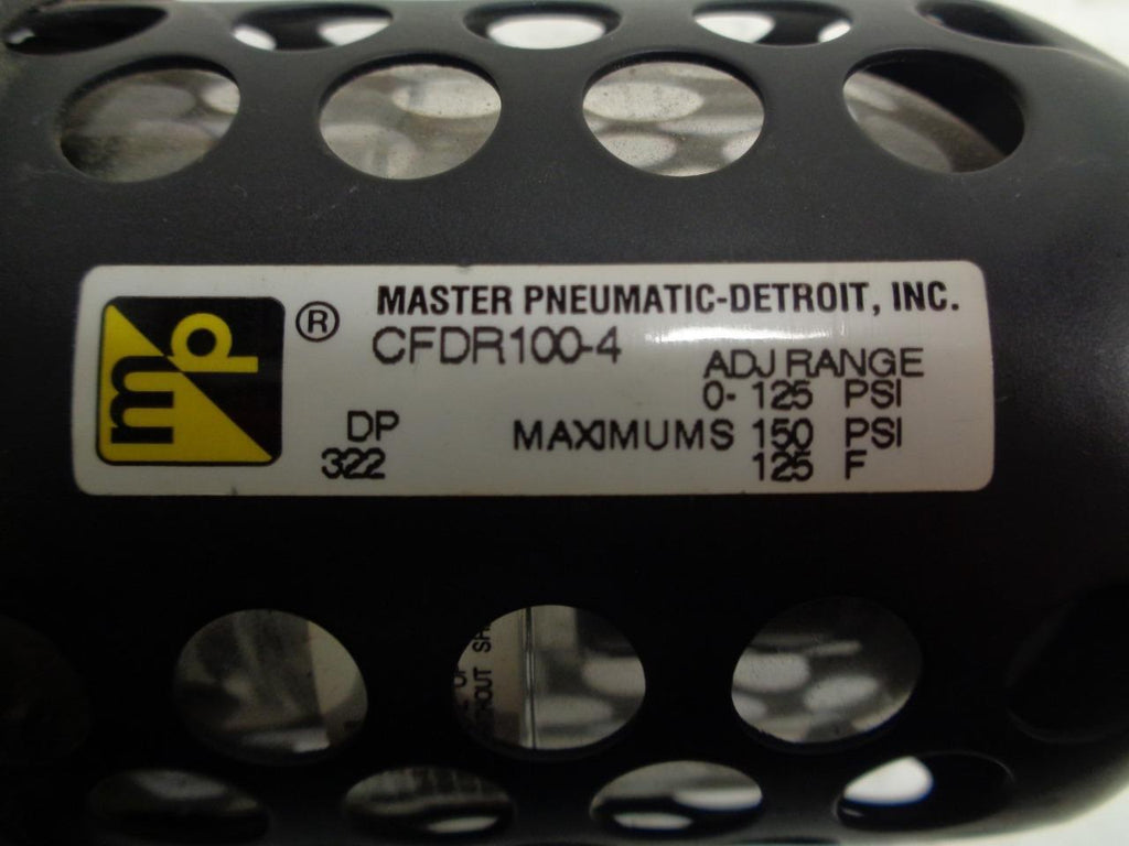 NEW MASTER PNEUMATIC FILTER/REGULATOR (NO GAUGE) CFDR100-4 R6TD