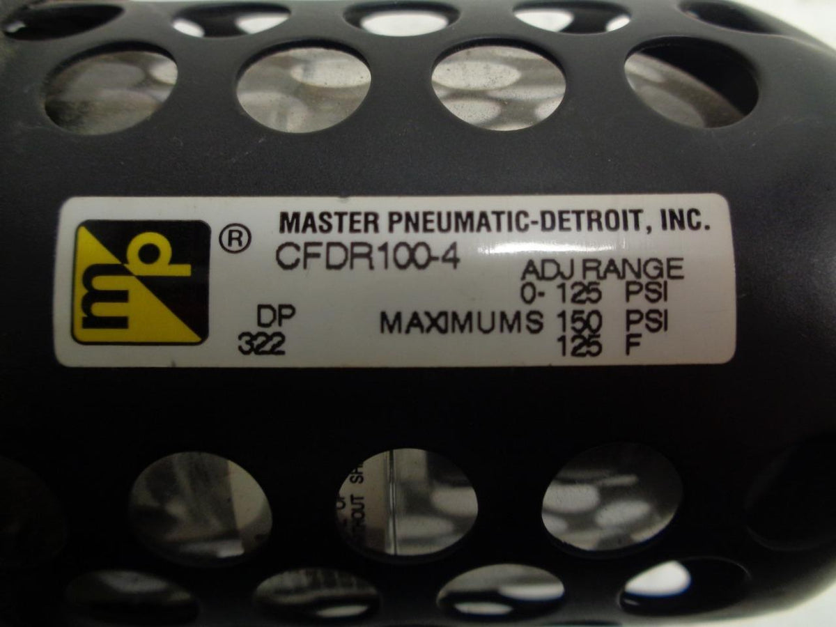 NEW MASTER PNEUMATIC FILTER/REGULATOR (NO GAUGE) CFDR100-4 R6TD