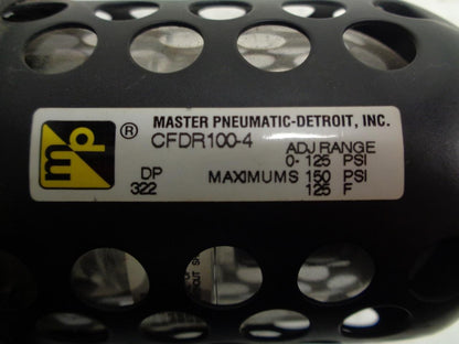 NEW MASTER PNEUMATIC FILTER/REGULATOR (NO GAUGE) CFDR100-4 R6TD
