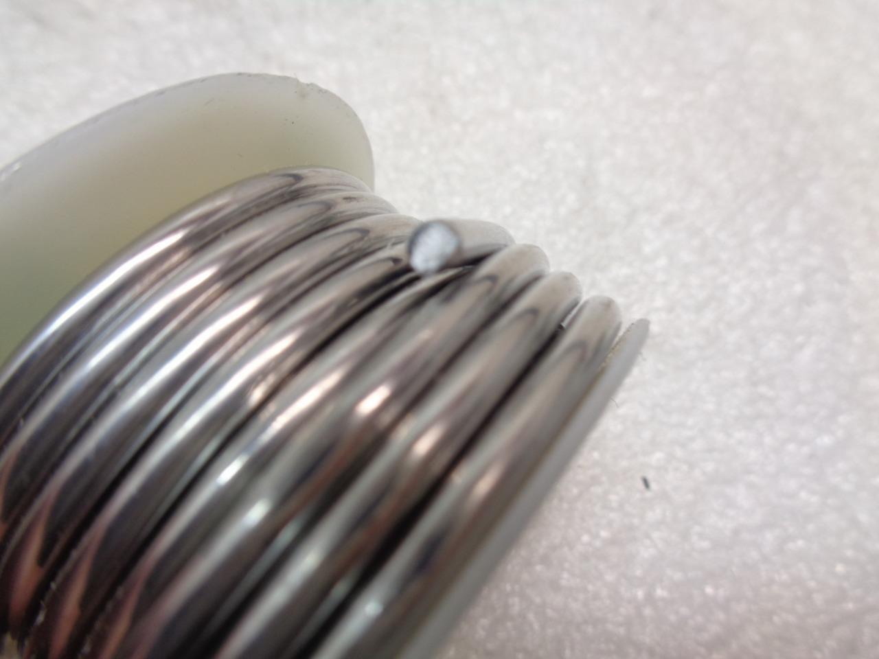 PACK OF 6 ALPHAMETALS SOLID WIRE SOLDER 8oz 1/8" DIA. SPOOLS R28