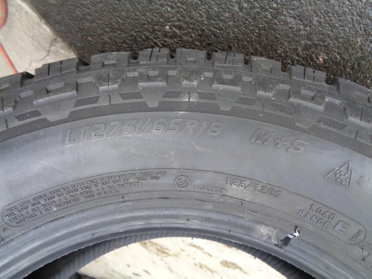 1 HERCULES TERRA TRAC A/TII LT 275 65 18 123/120S TIRE 09282 SU7