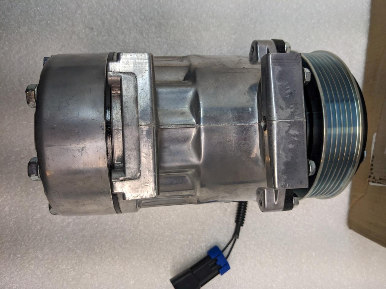 7H15 AC COMPRESSOR 77595 W/ 6 GROOVE CLUTCH FOR PETERBILT KENWORTH TRUCKS NEW R1