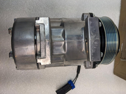 7H15 AC COMPRESSOR 77595 W/ 6 GROOVE CLUTCH FOR PETERBILT KENWORTH TRUCKS NEW R1