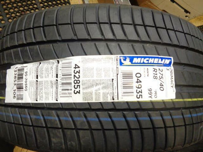 2 MICHELIN PRIMACY 3 MO MERCEDES P 275 40 18 99Y SL SUMMER TIRES 04935 BQ2