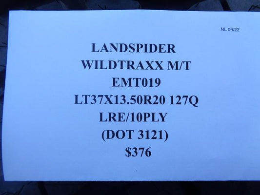 LANDSPIDER WILDTRAXX M/T BSW LT 37 13.5 20 127Q EMT0219  SU16