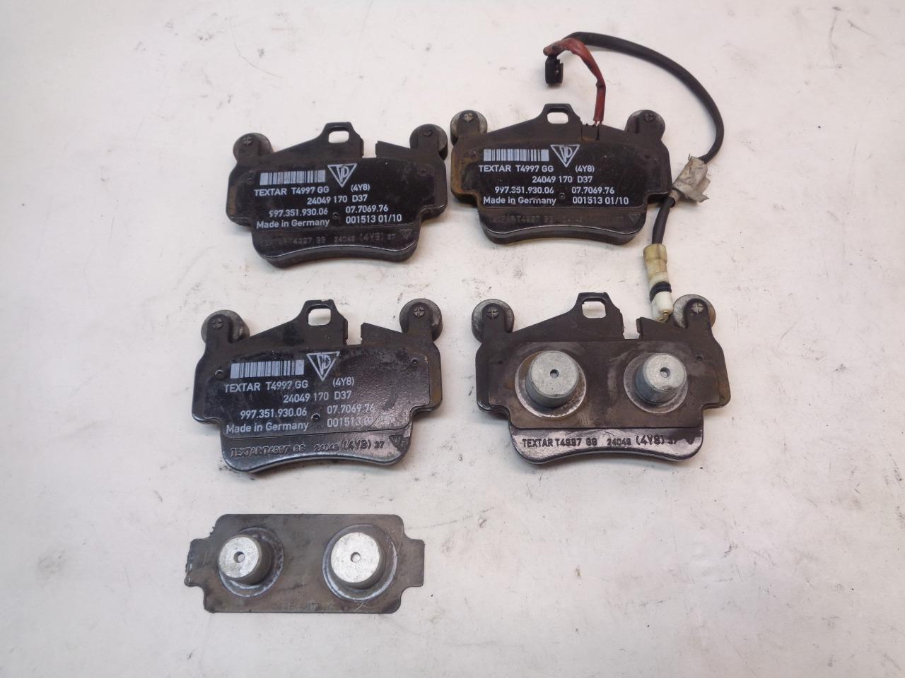 USED GENUINE PORSCHE 997 CERAMIC BRAKE PADS SET 99735193006 R21