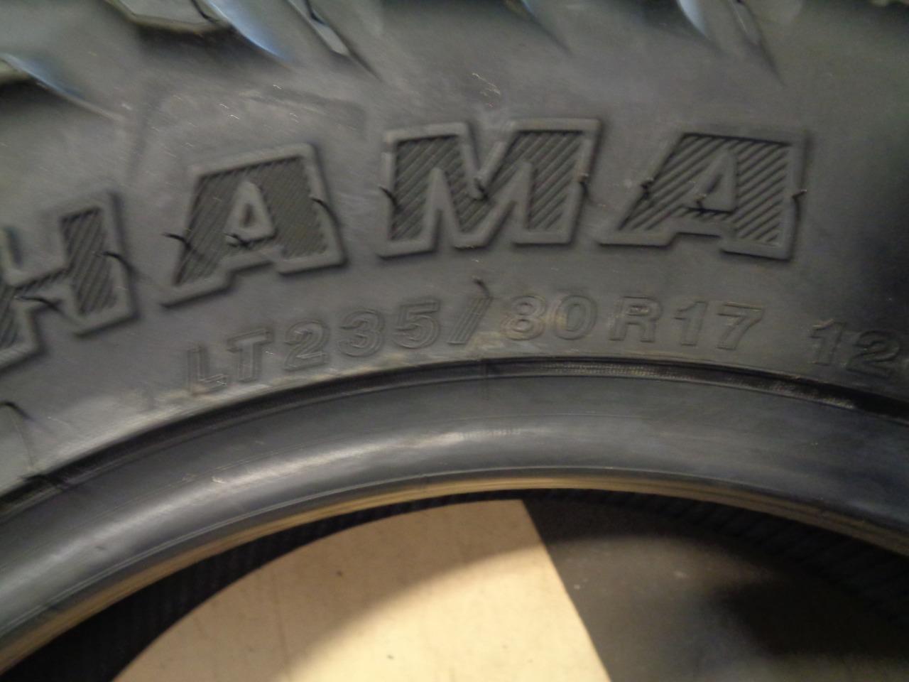 2 NEW YOKOHAMA GEOLANDER M/T G0003 235 60 17 120/117Q TIRES 110133321 BQ2